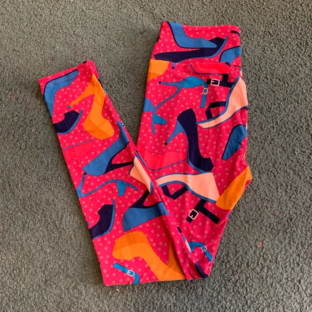 LuLaRoe shoe/heels leggings